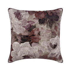 Rada - Grey Cotton & Linen Throw Pillow Cover