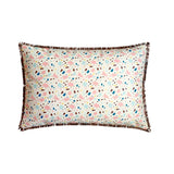 Terrazo Fun Grey - Grey Faux Leather Lumbar Pillow Cover