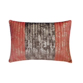 Peach Path Lumbar Pillow Cover