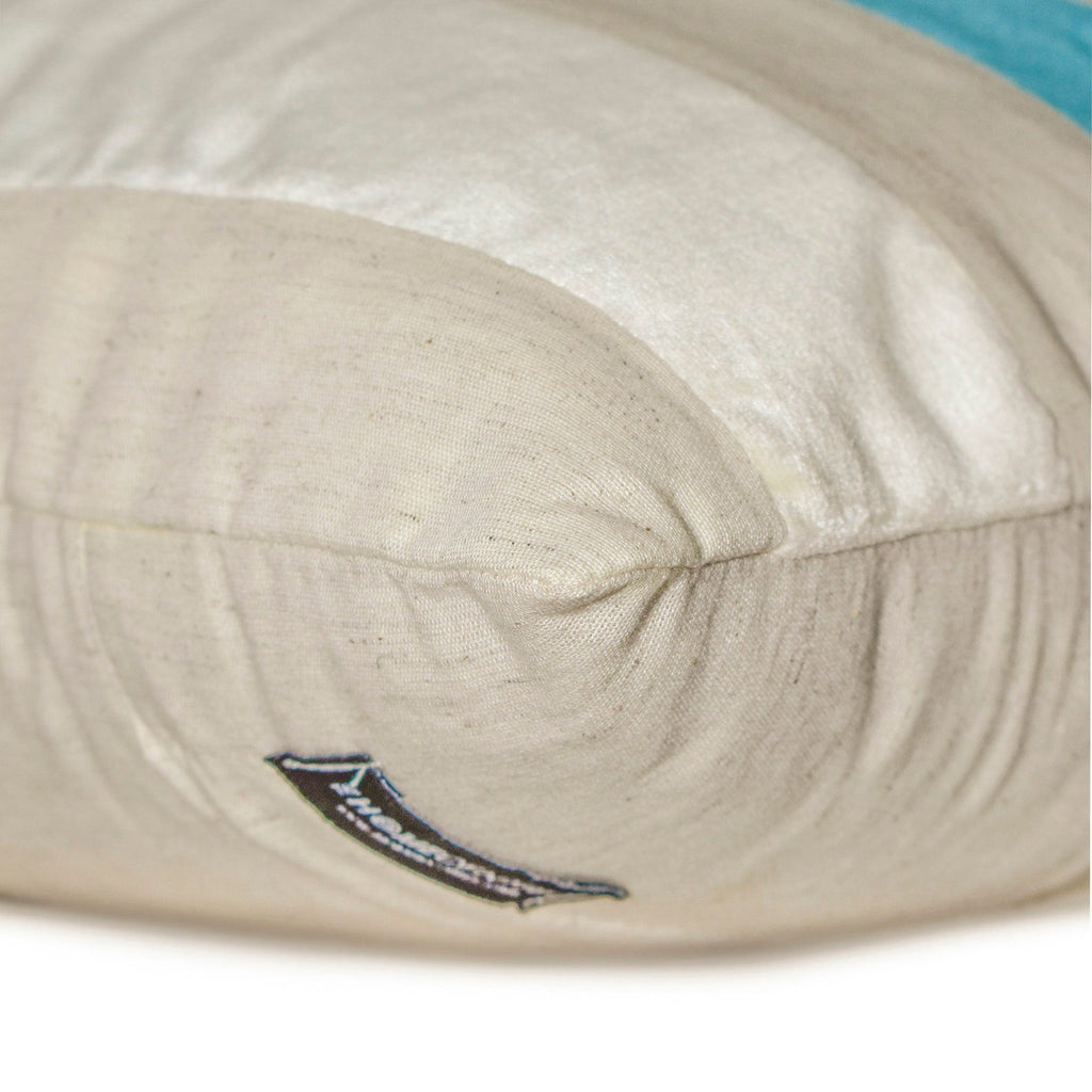 Swathe Turquoise Lumbar Pillow Cover