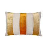 Swathe Berry - Maroon Velvet & Linen Lumbar Pillow Cover