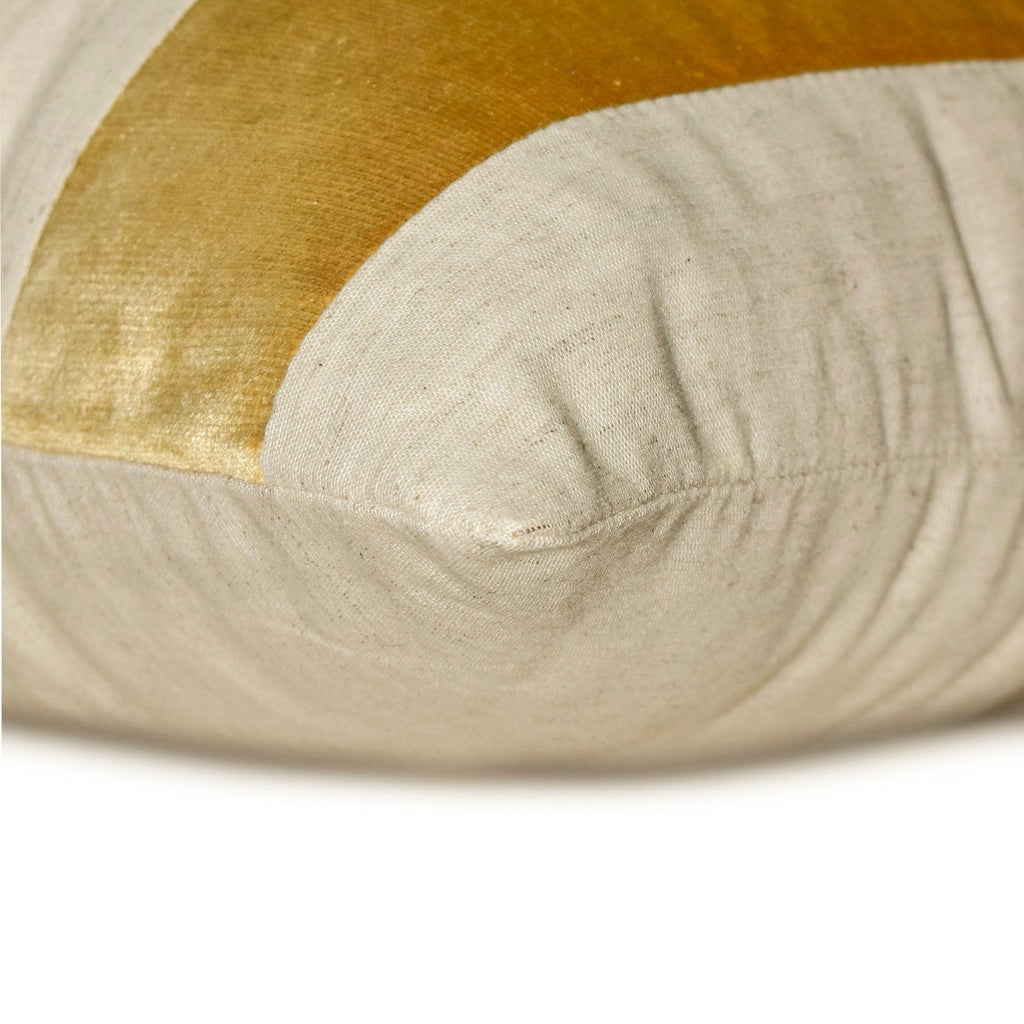 Swathe Gold Lumbar Pillow Cover