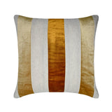 Velvet Band Gold Throw Cushion Cover