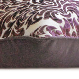 Blonde Damask - Gold Velvet Throw Pillow Cover