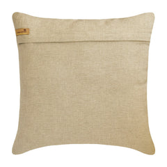 Turquoise Silkastic - Turquoise Silk & Linen Throw Cushion Cover
