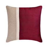Cranberry Silkastic Throw Cushion Cover
