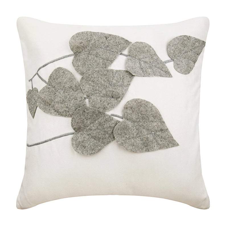 Spring Leaves - Rust Faux Suede Decorative Cushion Covers