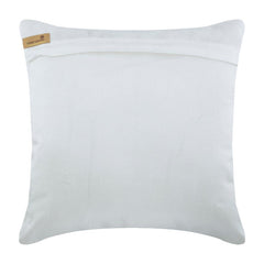 Lattice Blues Embroidered Throw Cushion Cover