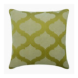Trellis Weave Green Geometric Decorative Euro Shams