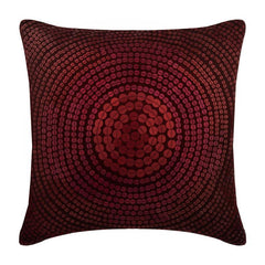Dots of Cheer Red Sequins Decorative Euro Shams