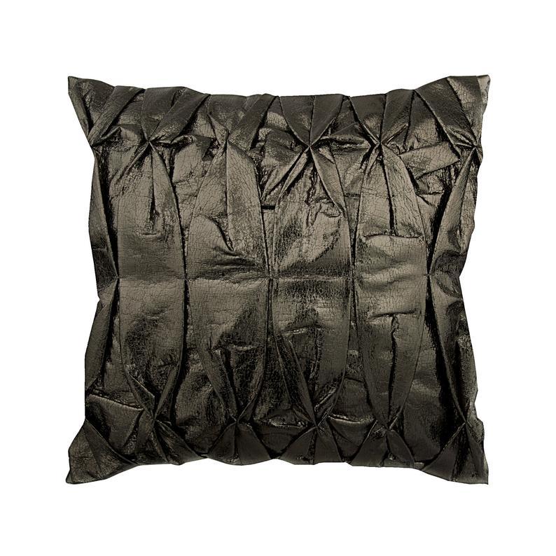 Stunning Charcoal Gray Decorative Euro Shams