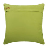 Trellis Weave Green Throw Pillow Cover