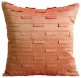 Brown Ocean - Brown Art Silk Throw Cushion Cover