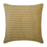 Gold Walk Beaded Throw Pillow Cover