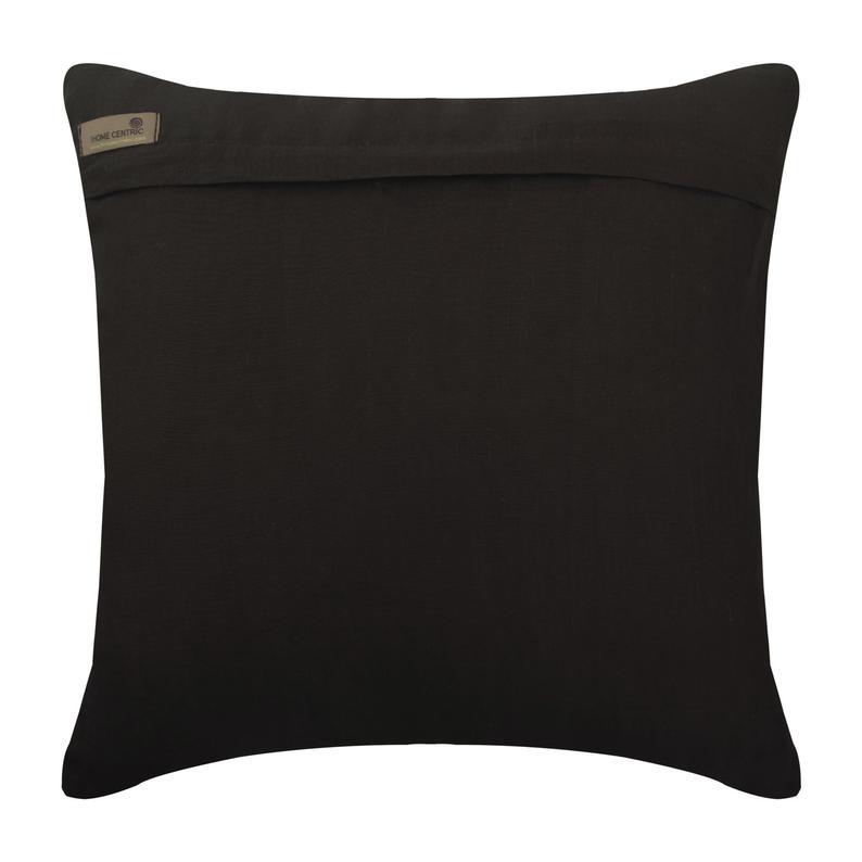 Brown Pintuck Block - Brown Linen Decorative Euro Sham