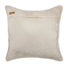 Grey Floral Beauty Velvet Throw Cushion Cover