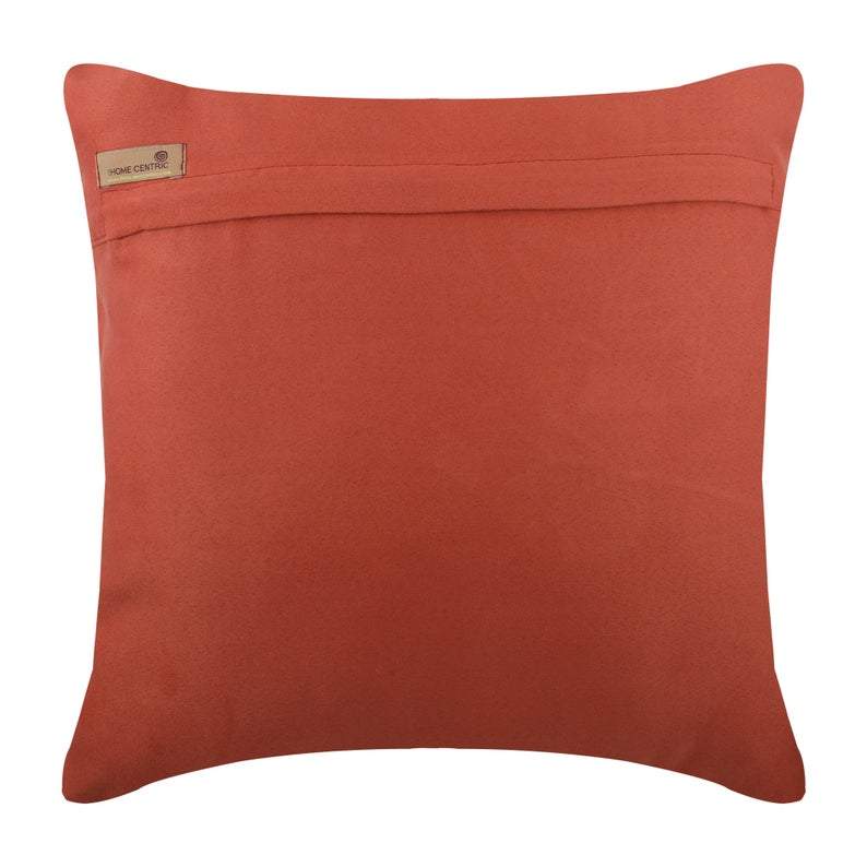 Spring Leaves - Rust Faux Suede Decorative Cushion Covers