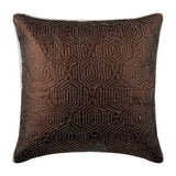 Trunk Show Brown Throw Cushion Cover
