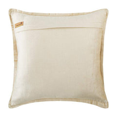 Ecru Crystal Palace - Ecru Velvet Decorative Euro Sham