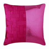 Brown N Half - Brown Art Silk Throw Pillow Cover