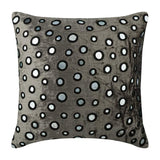 Blue Mirror - Aqua Blue Art Silk Throw Pillow Cover