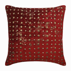 Wheeling Around Ivory - Ivory Velvet Throw Pillow Cover