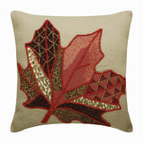 Changing Maple Leaf Throw Pillow Cover