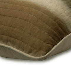 Quilted Ombre Beige Throw Cushion Cover