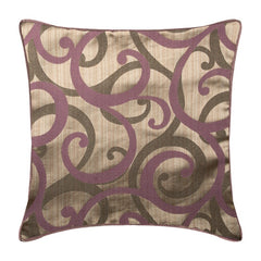 Scrolling All The Way Purple Decorative Euro Sham