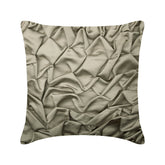 Silver Wave Throw Pillow Cover