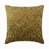 Maze Garden Gold Throw Cushion Cover
