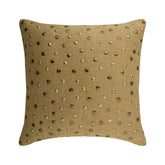 Jute Wheels Textured Throw Cushion Cover