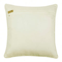 Verandah - Green Satin Throw Cushion Cover