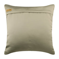 Silver Ceremony - Silver Satin Throw Pillow Cover
