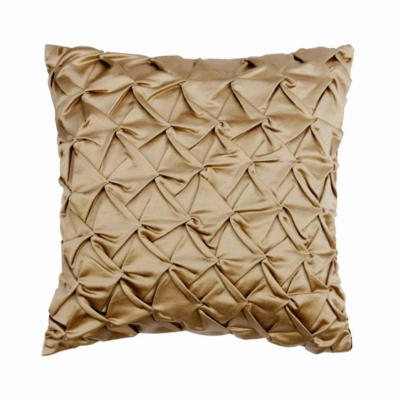 Toffee Crunch Pintucks Decorative Euro Sham