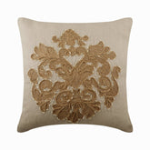 Jutty Damask Pearl Throw Cushion Cover