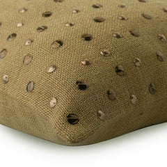 Jute Wheels Throw Cushion Cover