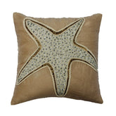 Starfish Spectrum Beaded Throw Cushion Cover