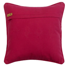 Ikat Love - Pink Cotton Throw Cushion Cover