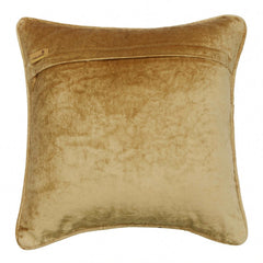 Vintage Cycle - Beige Velvet Throw Pillow Cover