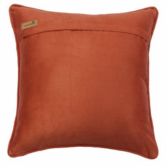 Scrolling All The Way Rust Throw Cushion Covers