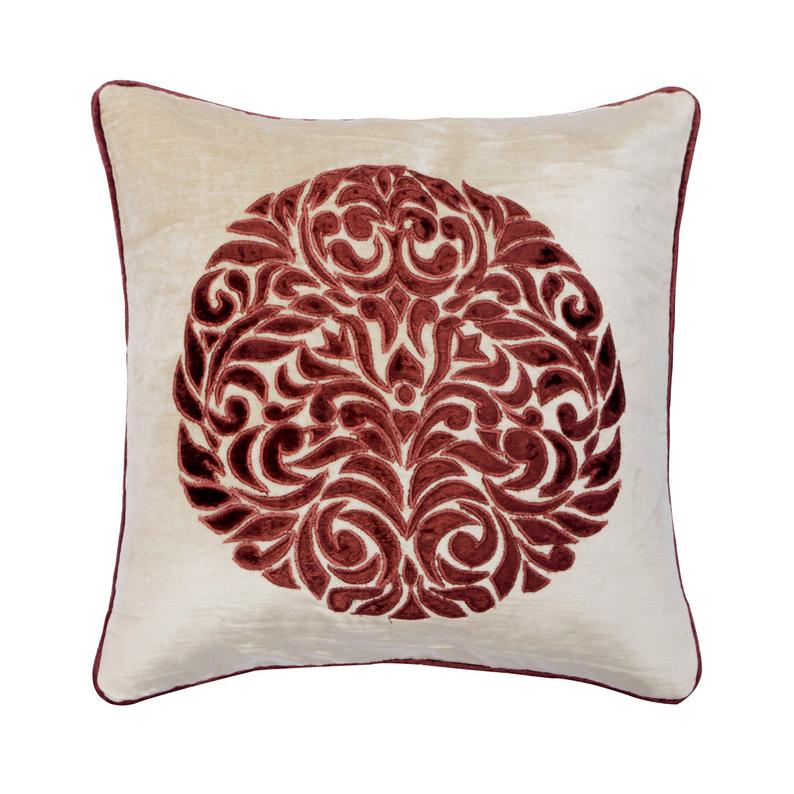 Maroon Scent Red Throw Cushion Cover
