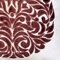 Maroon Scent Velvet Throw Cushion Cover
