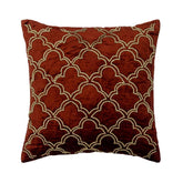 Rustic Joy Orange Throw Cushion Cover