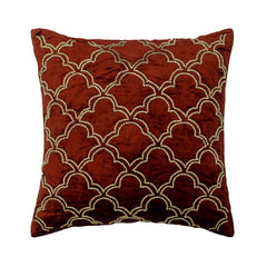 Rustic Joy Orange Throw Cushion Cover