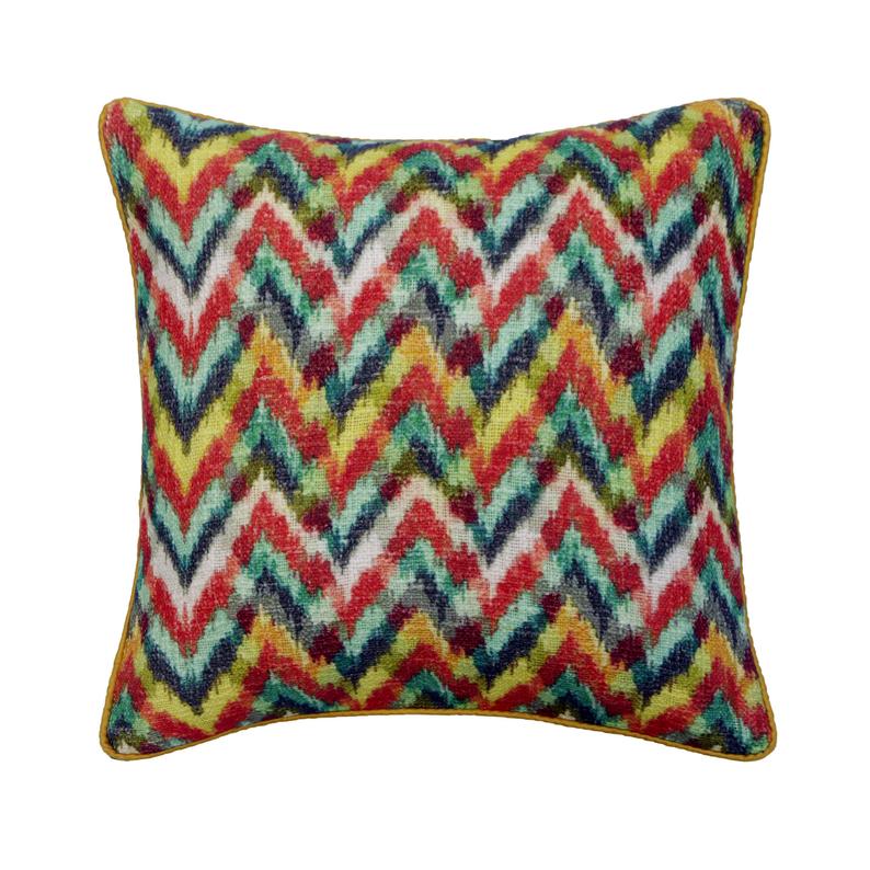 Chevron Palette Yellow Throw Cushion Cover