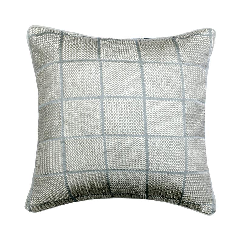 Chevron Sky Blue Throw Cushion Cover