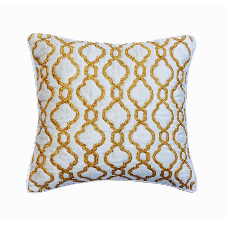Cressida - Gold Velvet Throw Cushion Cover