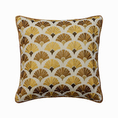 Autumn Flourish Flower Throw Pillow Cover