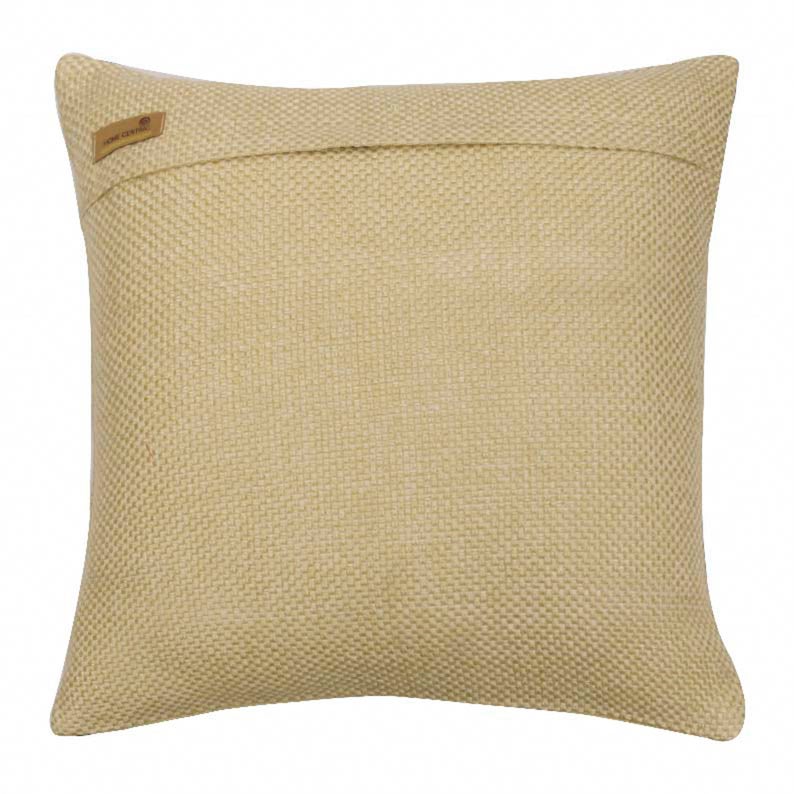 Check It Out Burlap Throw Pillow Cover
